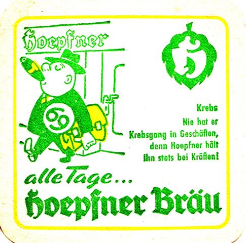karlsruhe ka-bw hoepfner sternzeichen 1b (185-krebs-gr�ngelb)
